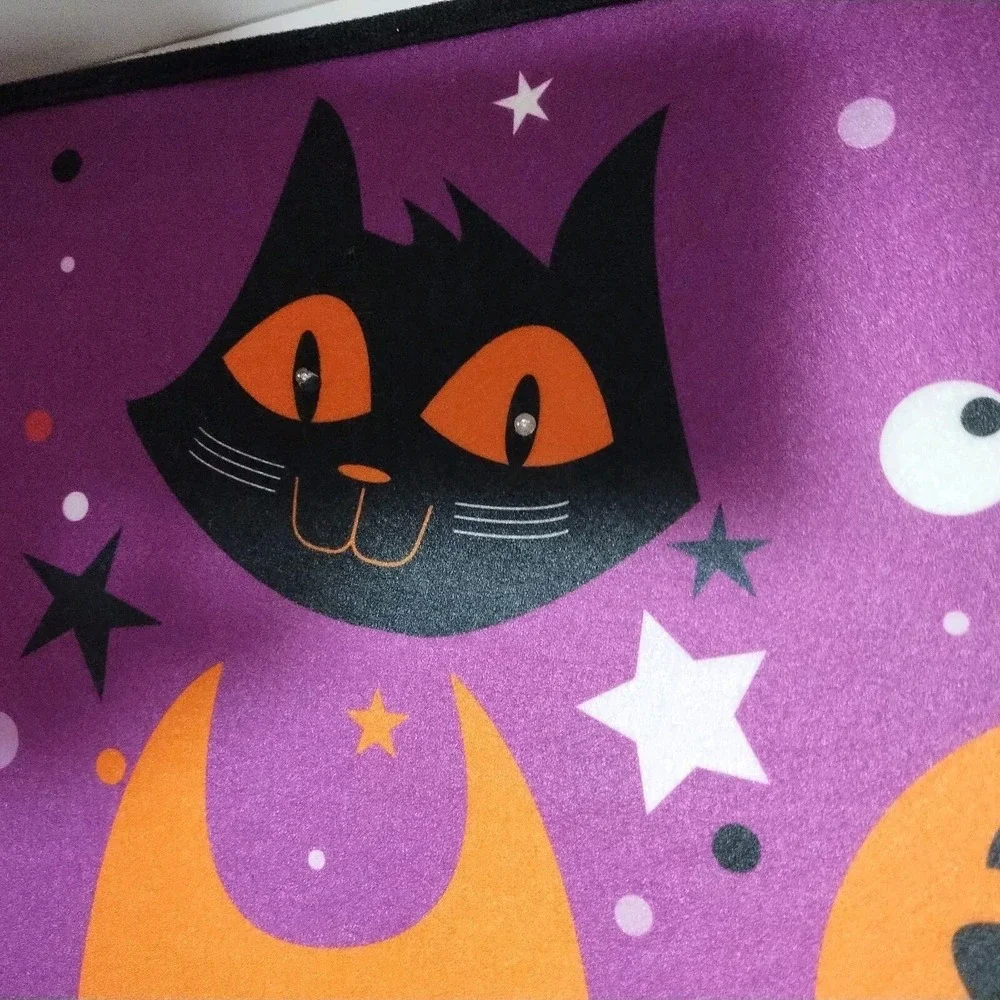 Halloween Door Mat Light Up Screaming Indoor Outdoor Rug Not‎ All Eyes Light Up